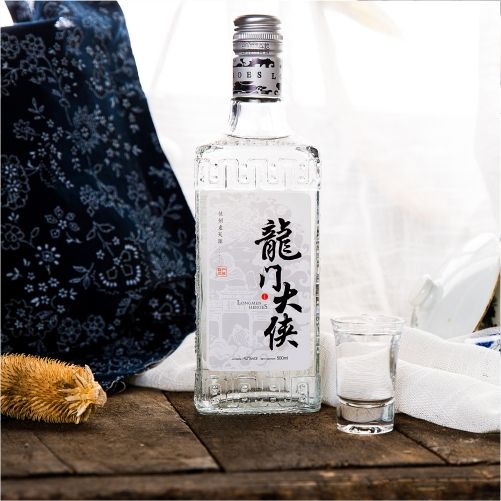 龍門大俠文化小酒 白標42度 濃香型高度白酒